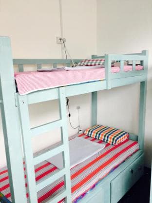 Dorm bed--Golden world view house